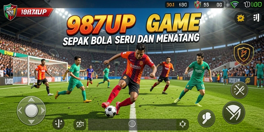 Gameplay seru penuh aksi dalam 987UP.