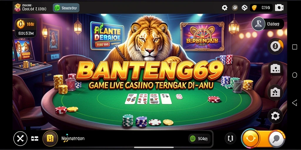 Tampilan gameplay menarik di BANTENG69 untuk pengalaman Live Casino.