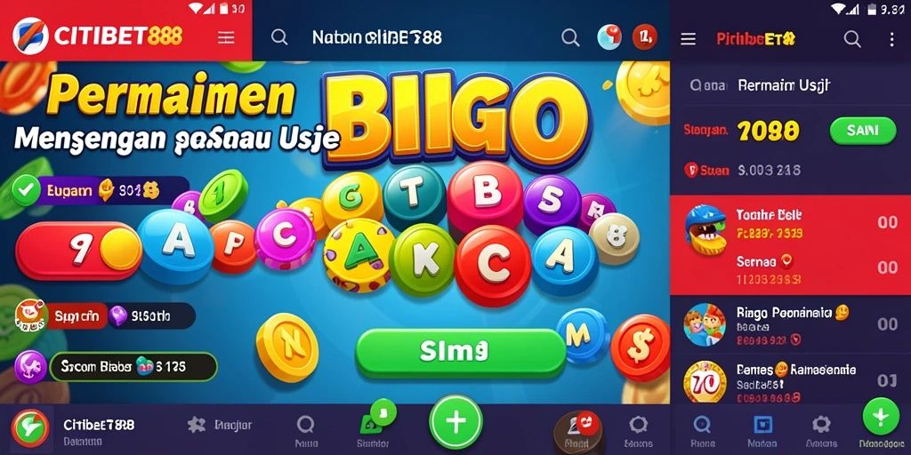 Tampilan gameplay seru di CITIBET88 dengan elemen Bingo yang memikat.