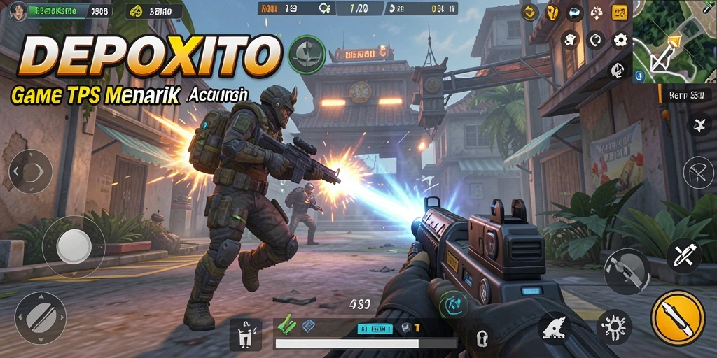Screenshot gameplay DEPOXITO yang menegangkan dan menarik.