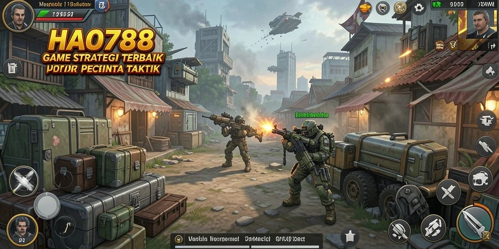 Tangkapan layar HAO788 menunjukkan gameplay strategi yang mendebarkan