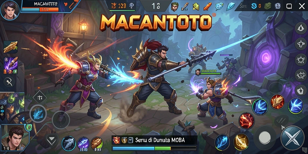 Tampilan gameplay seru dan kolaboratif di MACANTOTO.