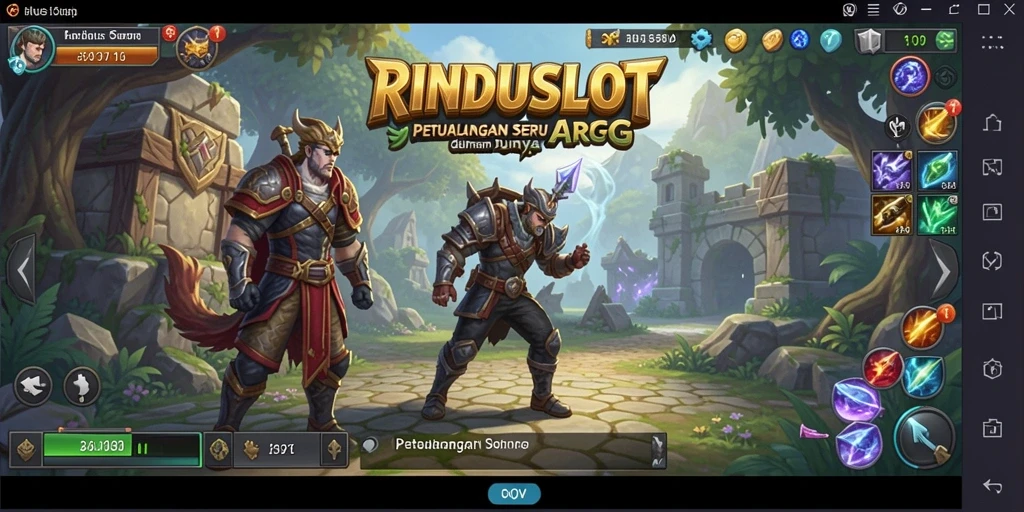 Tampilan gameplay seru di RINDUSLOT dengan aksi penuh strategi.