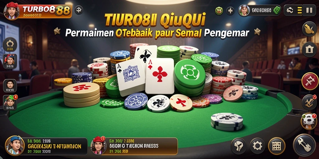 Screenshot gameplay TURBO88 menampilkan keseruan bermain QiuQiu.