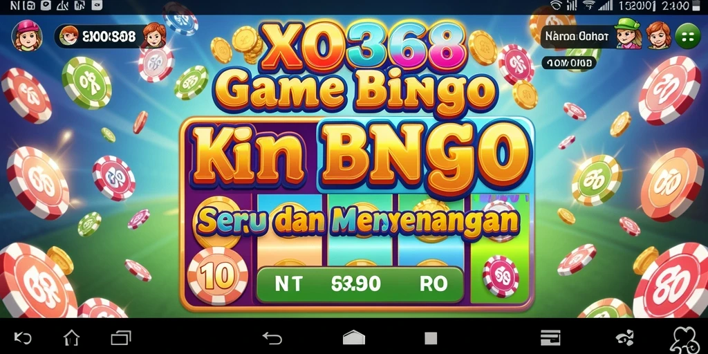 Tampilan menarik dari gameplay XO368 dengan fitur Bingo yang seru.