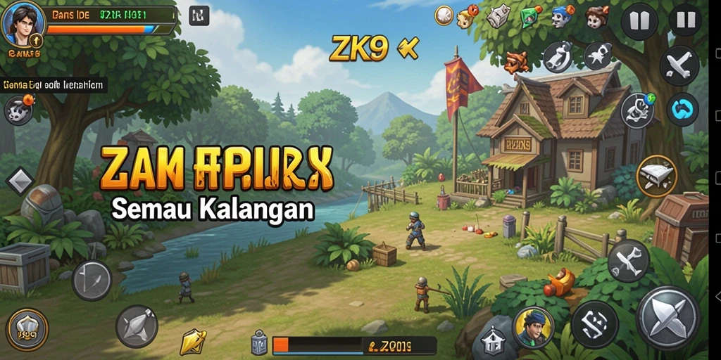 Tampilan gameplay ZK9 yang menarik dan interaktif.
